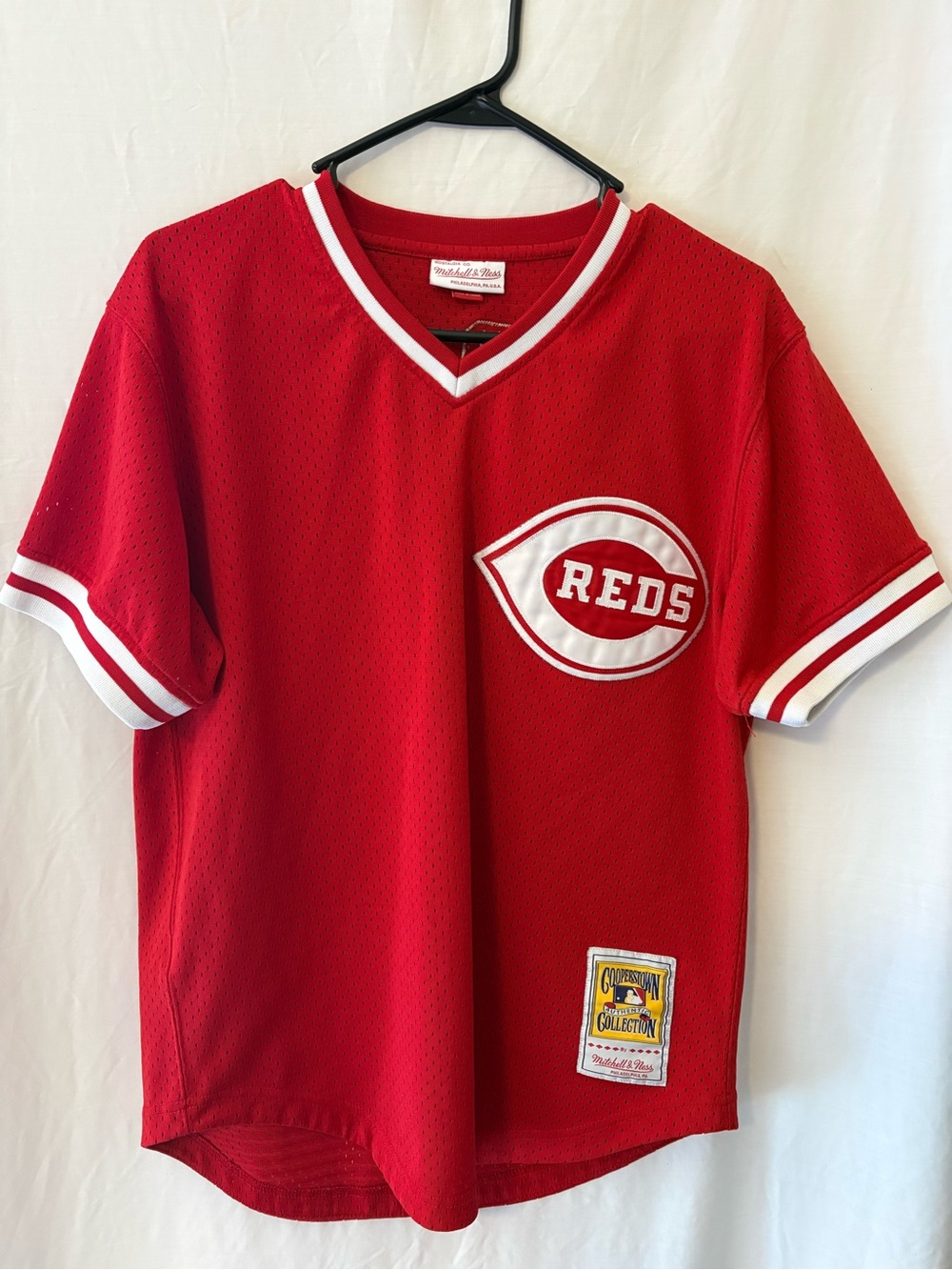 Mitchell & Ness Cincinnati Reds, Barry Larkin (1990) Collection Jersey